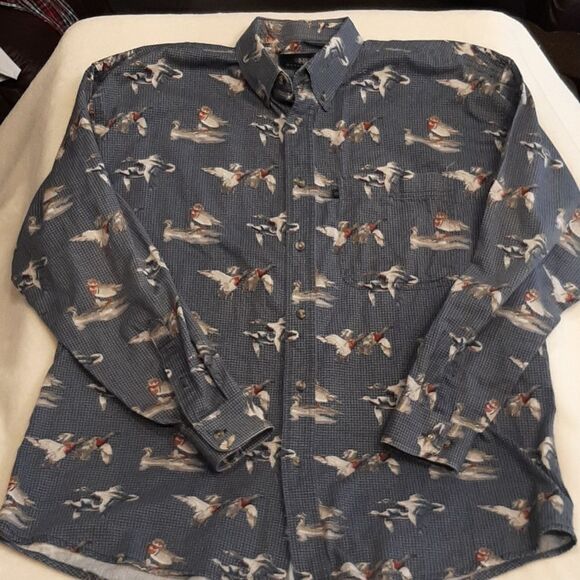 AR Outfitters Button Down Duck Shirt - Picture 1 of 8